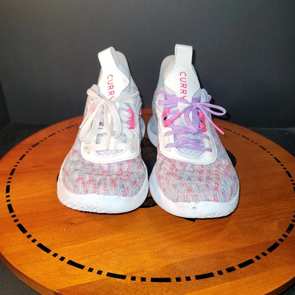 Under Armour Curry Flow 10 Splash Party Basketball Shoes‎ 3025731-401 Kids 7Y
